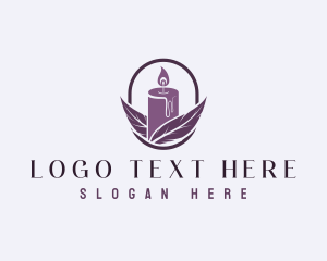 Feather Candle Light Logo