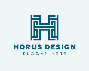 Brand Studio Letter H logo design