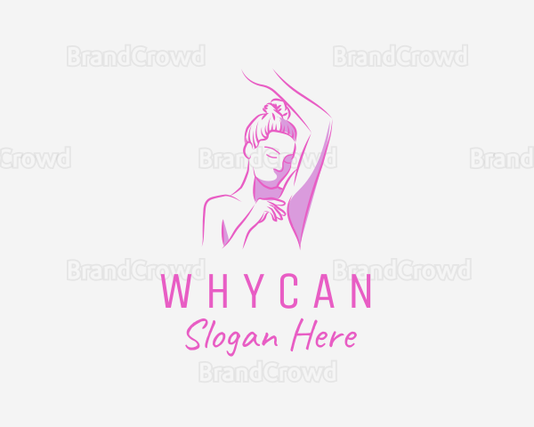 Elegant Fitness Woman Logo