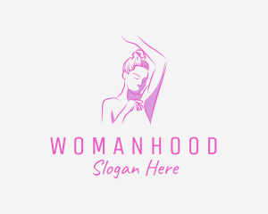 Elegant Fitness Woman Logo