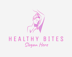 Elegant Fitness Woman logo design