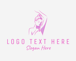 Elegant Fitness Woman Logo