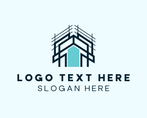 Structure - Home Construction Architecture logo design