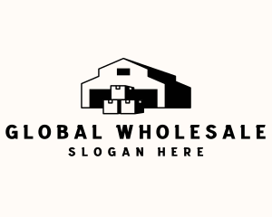Wholesale - Warehouse Package Storage logo design