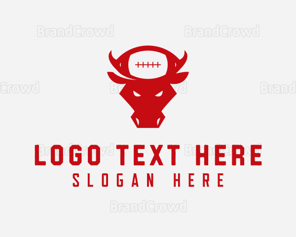 Bull American Football Logo