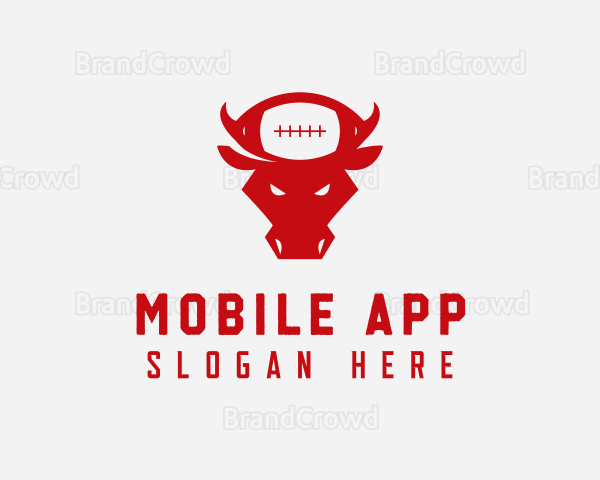 Bull American Football Logo