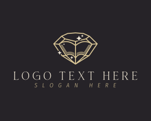 Education - Elegant Diamond Gem logo design