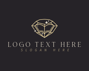 Institute - Elegant Diamond Gem logo design