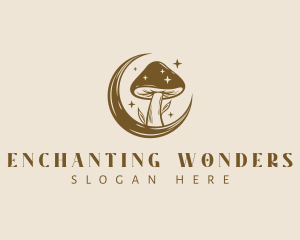 Magic - Magic Mushroom Moon logo design