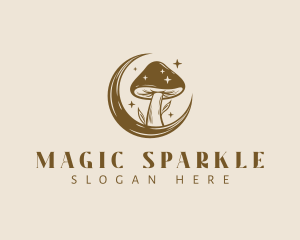 Magic Mushroom Moon logo design