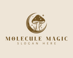 Magic Mushroom Moon logo design