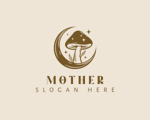 Food - Magic Mushroom Moon logo design