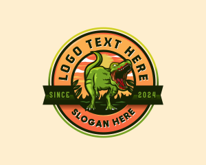 Dinosaur - Dinosaur T Rex Predator logo design