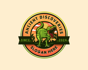 Dinosaur T Rex Predator logo design