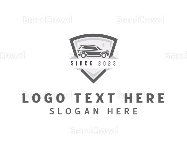 SUV Vehicle Detailing Logo