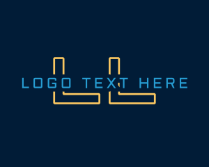 High Tech - Digital Technology Programmer logo design