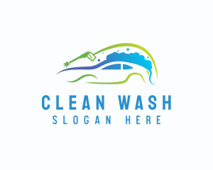 Washing - Car Pressure Washing logo design