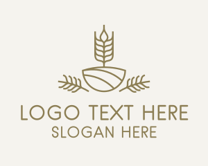 Lawn - Wheat Farm Gardening logo design