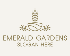 Wheat Farm Gardening  logo design