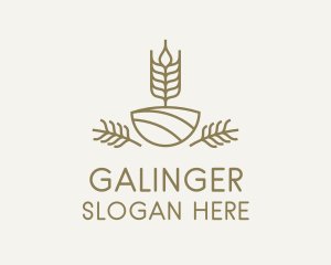 Grass - Wheat Farm Gardening logo design