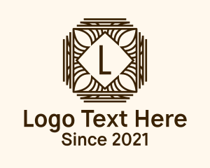 Wooden - Wooden Leaf Decoration logo design