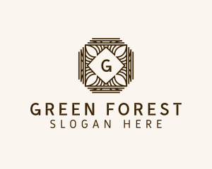 Leaf Wood Carving  logo design