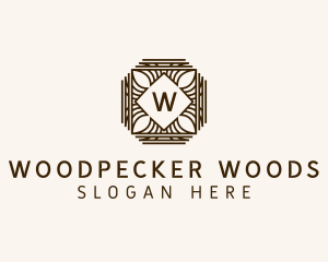 Leaf Wood Carving  logo design