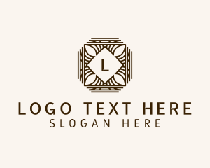 Leaf Wood Carving  Logo