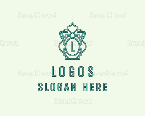 Islamic Frame Pattern Logo