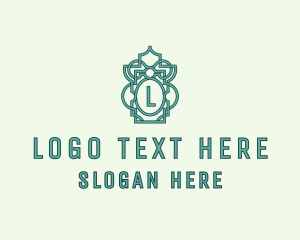 Art Deco - Islamic Frame Pattern logo design