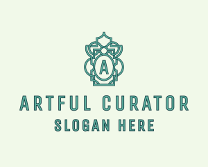 Islamic Frame Pattern logo design