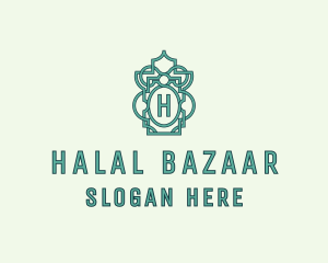 Islamic Frame Pattern logo design