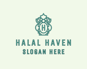 Islamic Frame Pattern logo design