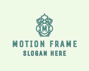 Islamic Frame Pattern logo design