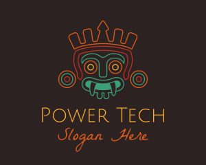 Ancient Aztec Beast Logo