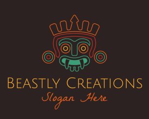 Ancient Aztec Beast logo design