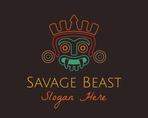 Ancient Aztec Beast logo design