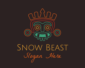 Ancient Aztec Beast logo design