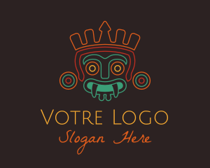 Civilization - Ancient Aztec Beast logo design