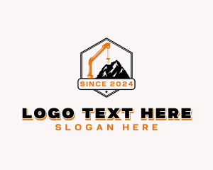 Builder - Mountain Crane Construction logo design