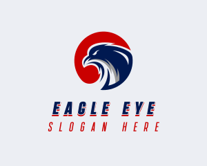 Patriot Bald Eagle  logo design