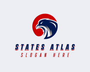 Patriot Bald Eagle  logo design