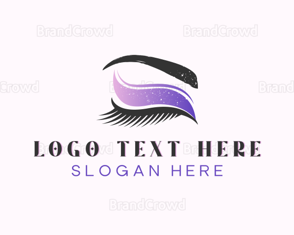 Beauty Makeup Eyelashes Logo