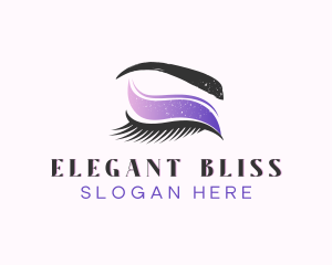 Microblading - Beauty Makeup Eyelashes logo design