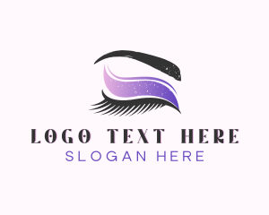 Beauty Makeup Eyelashes Logo