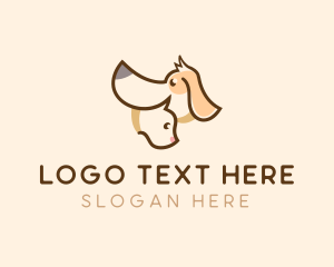 Dog Cat Pet logo design