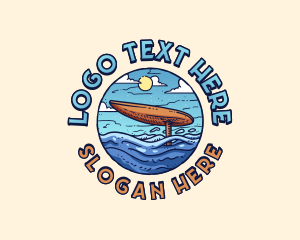 Tide - Wave Surfing Sports logo design