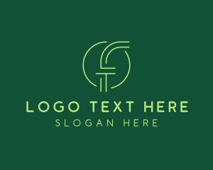 Letter F - Modern Minimalist Letter F logo design