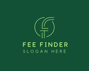 Modern Minimalist Letter F logo design