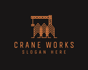 Crane - Property Building Crane logo design